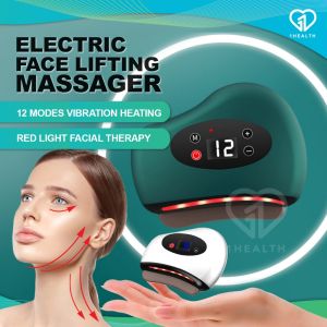 XIAOMI Electric Scraping Massager Meridian Dredging Brush Lymphonic Neck Eye Facial Tools Gua Sha Vibration Heating EMS 电动刮痧仪