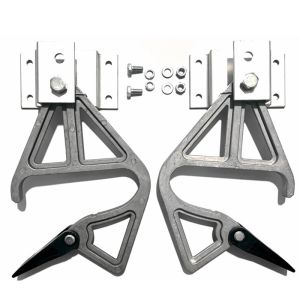 2PCS Extension Ladder Clips Aluminum Telescopic Ladder Clamp Extension Ladder Accessories