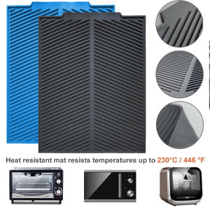 Silicone Drain Pad Drying Mat Pots Dish Drain Mat For Kitchen Tableware Non-slip Mat Anti-scald Coaster Kitchen Utensils