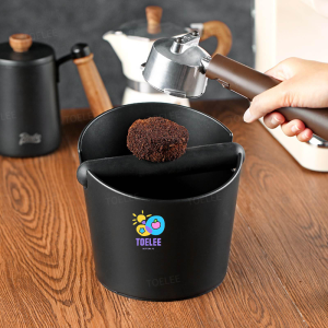 Knock Box for Espresso Machine Coffee Waste Bin Coffee Knock Box Waste Bin Espresso Machine Accessories Removable Knock Bar
