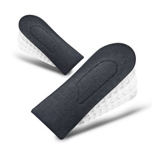 5cm Height Increase Heel Pad 3-layer Gel Adjustable Shoe Insert Lift Shoes Insole for Men and Women Shoe Pad Cushioning