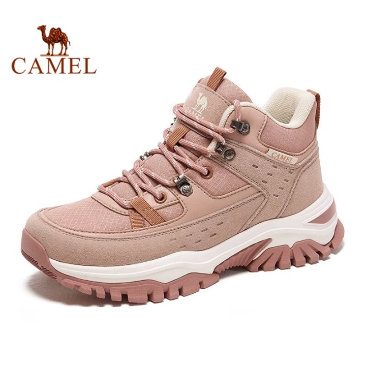 Camel womens outdoor mountaineering boots High Top thick sole