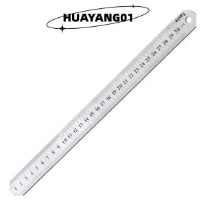 HUAYANG01 [2023 new HOT FASHION] lazlook 15-100CM Zero Glare Satin Chrome Stainless Steel Machinist Engineer Ruler With Graduations In MM