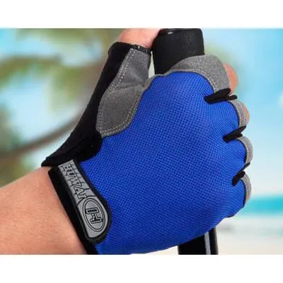 TaffSPORT Huwai Sarung Tangan Half Finger Sepeda Gym Size M