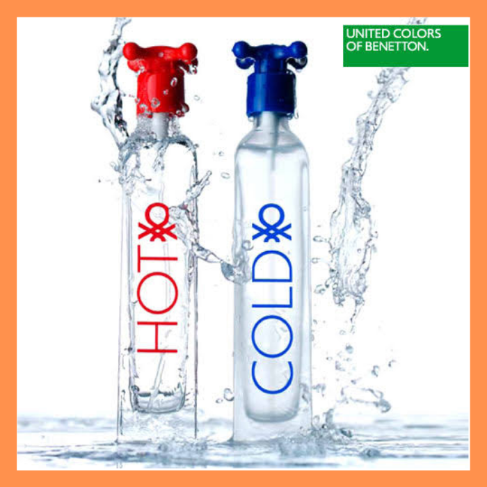 Benetton Hot And Cold Perfume BUNDLE SET United Colors Of Benetton
