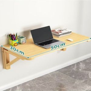 【COD】Folding Table Solid Wood Wall Computer Desk Writing Desk Wall Hanging Study Desk Folding Table Desk Space-saving