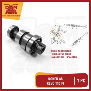 Noken As Revo 110 FI (KAGAYAKU) 14100K03N30 Noken As Camshaft Comp + Bearing Honda Revo FI K03
