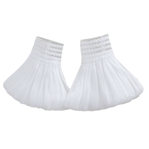 Lace Flared Arm Sleeves Wrist Cuffs Arm Covers Faux Sleeves For Office Women Daily Use and Formal Clothing Enhancer