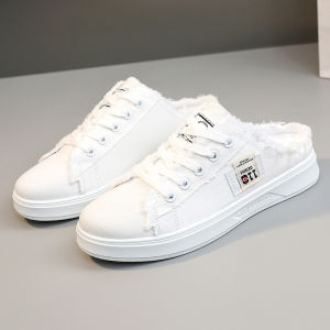 LHSunday พร้อมจัดส่ง รองเท้าผ้าใบลําลอง พื้นนิ่ม ส้นแบน เข้ากับทุกการแต่งกาย แฟชั่นสําหรับคุณผู้หญิง ไม่ควรพลาดอย่างยิ่ง