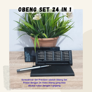 Obeng Set  24in1 Professional Hardware Tools 24mata 1 gagang