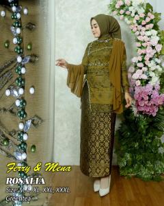 Setelan Kebaya Modern Wisuda Pesta Wanita Cantik Kekinian Rok Songket Terbaru kebaya Kondangan Kebaya Lebaran