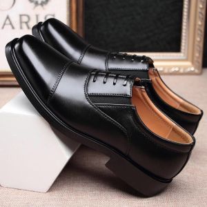 Free Shipping [100% Genuine Leather] MenS Leather Shoes Genuine Leather Three-Piece Business Formal MenS Leather Shoes Casual Single Leather Shoes MenS Leather Dress Shoes