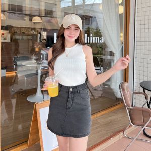 🌈 MesubShop 🌈 กระโปรงยีนส์ ผ้ายีนส์หนา 🔖 สไตล์เกาหลี ด้านในเป็นกางเกง จะใส่เป็นเอวสูงเอวต่ำก็เข้ารุ่น กระโปรงจีน