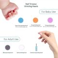 Dr.isla gunting kuku elektri untuk bayi yang di cas Baby Set Nail Trimmer / Gunting kuku Bayi Elektrik 6 in 1 Alat Menicure Pedicure Baby Nails Trimmer Gunting Kuku Bayi & Dewasa Nail Buffer Pengkilap Pengikir Kikir Kuku BYM03. 