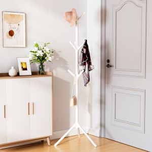 Rak Tas/Gantungan Berdiri 9 Hook Gantungan Topi dan Baju Gantungan Baju Stand Hanger Gantungan Baju Coat Rack Gantungan Tas aesthetic