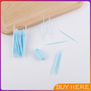 ไม้จิ้มฟันกล่องพลาสติก 2 ด้าน แบบซอง สีสันไม่เป็นอันตราย toothpicks BUY HERE