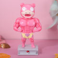 Muscular Man SpongeBob SquarePants Patrick Star Resin Action Figure Anime Figure Model Toys Collection Doll Gift with Box 16-20cm. 