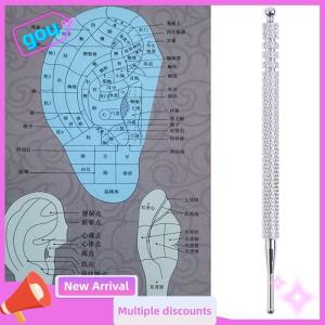 gou 1ชิ้นฝังเข็มสอบสวนการตรวจเข็มเจาะหูการนวดบรรเทาหู