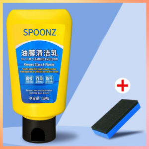 Ultimate Glass Film Cleaner for Cars  Removes Oil Film and Leaves a Crystal Clear Finish