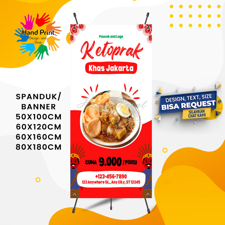 Cetak Spanduk Banner Jualan Gado Gado Ketoprak Lotek Pecel B Spanduk ...