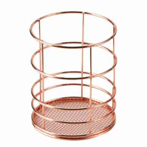 MADEWITH Multicolor Pen Holder Multi-functional Iron Pen Container Durable Waterproof Storage Basket Office