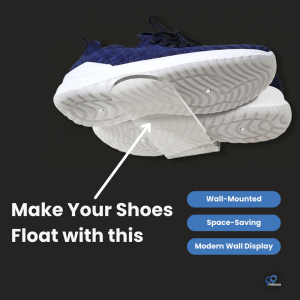 [Ready Stock !!!] Acrylic Floating Shoe Display Stand – Wall-Mounted Sneaker Holder & Organizer