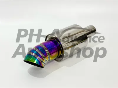 Car Muffler Exhaust Pipe Stainless Steel 3 inches Outlet Tail Pipe Universal