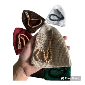 KOPEAH MILENIAL KOPOEAN ANAK REMAJA DEWASA AL IN ONE + TASBIH KAYU JATI MURNI