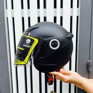 Mũ Bảo Hiểm 3/4 Đầu ASIA MT168 /Bảo Hành 12 Tháng (Kính Khói)