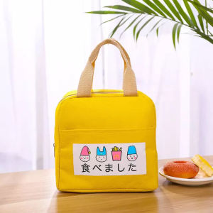 Smartchoice Tas bekal karakter bahan canvas/Lunch bag karakter dgn aluminium foil Warmer Lunch Bag