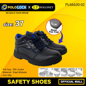 POLOLOCK x POLONET Safety Shoes – Durable Work Shoes (Sizes 36–47)