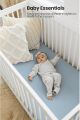 Konssy Muslin Crib Sheets for Girl Boy, Soft and Breathable Cotton Baby Sheets for Standard Crib Mattress, 52"x 28" (Oat). 