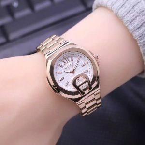 Model Jam Tangan Wanita Cantik/ Terbaru/Terlaris Rantai Stainless Stell Tanggal Aktif