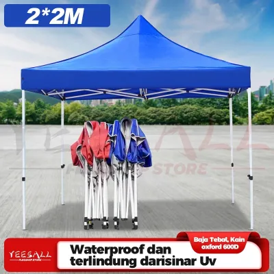 【COD】Tenda Lipat 3x3 2x2 Tenda Jualan Tenda Bazar Outdoor Tenda Gazebo 1200D Tenda Dagang otomatis