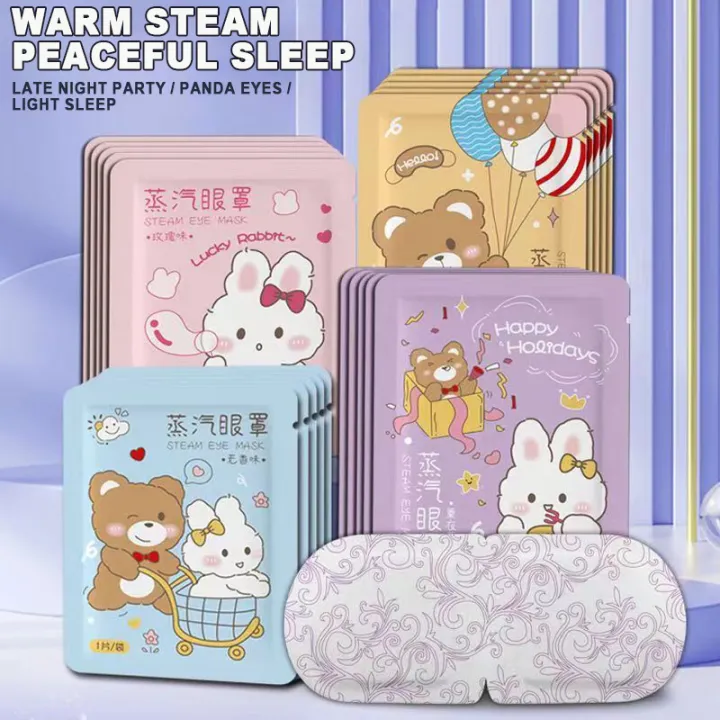 【Rdy Stock现货】10pcs Steam Hot Compression Eye Mask Hot Steam Warm Eye ...