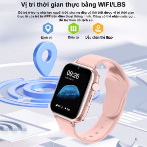 Đồng hồ Thông minh Nam nữ Crnaira HW13 cho cả Trẻ em Học sinh THCS THPT Gắn Sim Định vị Wifi Model mới dây silicon