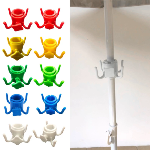 Umbrella Stands 4-Prongs Beach Umbrella Hanging Hook Plastic Umbrella Hook Hanging Beach Umbrella Hanger Clips Holder