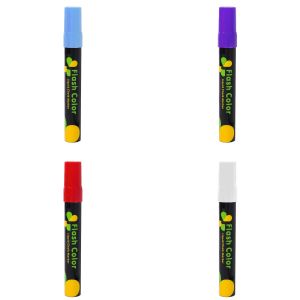 8 Colors Erasable Liquid Chalk Highlighter Fluorescent Painting Marker Pen LED Neon Advertising Blackboard Graffiti Pen