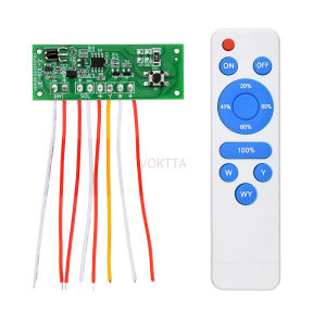 Remote-Control Dual-Color Solar Garden Light PCB - White/Yellow Solar Wall Light Driver Board PCBA