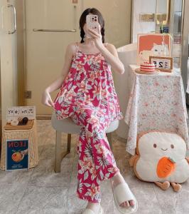 PIYAMA WANITA KAOS SPANDEX IMPORT BAJU TIDUR TANKTOP CELANA PANJANG PREMIUM ALL SIZE READY STOCK