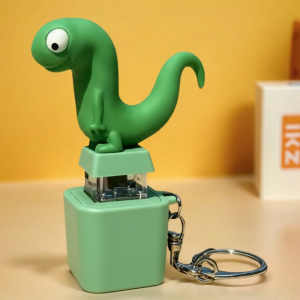 AODDO Rechargeable Lizard Button Sound Keychain LED Colorful Funny Fidget Keyring Toys High Quality Portable Lizard Keychain