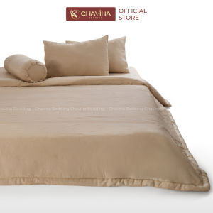 [x3 Quà Tặng] Bộ Chăn Ga Gối Lụa Tencel Lyocell Chavina Bedding Size 1m2x2m Đến 2m2x2m Mát Lạnh Nhiều Màu Thoáng Mát