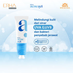 ERHA AcneAct Acne Protection Sunscreen SPF 45 PA+++ - Sunscreen Wajah Jerawat