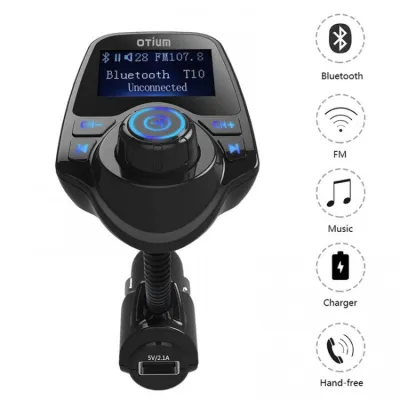 Chuyển Đổi Nhạc MP3 – FM Trên Ô Tô Có Blutooth T10 ( CHUYỂN ĐỔI ÂM THANH TỪ ĐIỆN THOẠI QUA Ô TÔ HỖ TRỢ THẺ NHỚ )