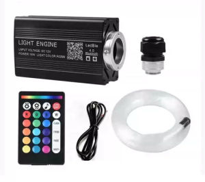 Áp lực cao dẫn sợi quang ánh sáng 16W RGB tự động thay đổi màu sắc nguồn ánh sáng xe bầu trời đầy sao mái sợi quang máy trong nhà và trang trí ngoài trời địa điểm giải trí ánh sáng cuối chấm dứt ánh sáng phát ra sợi quang Bộ cáp