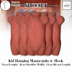 (5PCS/SET) WHOLESALE Kid/Kids/Bata Hanging Mannequin/53cm Manikin Half Body With Free Metal Hook