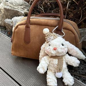 ต้นฉบับตุ๊กตาชุดเจ้าหญิงกระต่ายหูยาวพวงกุญแจ น่ารักการ์ตูนข้ามแต่งตัวกระต่ายตุ๊กตาจี้ของขวัญขนาดเล็ก