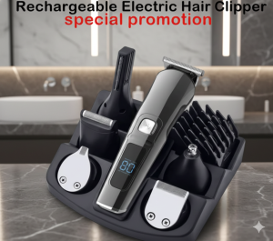 [SG Stock] 11-in-1 Professional Hair Clipper & Beard Trimmer | Cordless Electric Shaver for Men | IPX7 Waterproof Hair Trimmer | USB Rechargeable Razor Kit