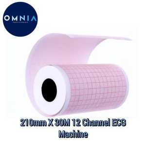 Kertas ekg / ukuran 210 x 30m / kertas ekg roll / ecg roll / kertas ekg ximura / kertas ekg fukuda