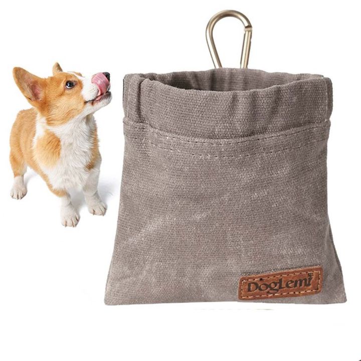 PETPARADIS Snack Reward Hands Free Outdoor Travel Puppy Feeding Bag ...